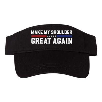 Make My Shoulder Great Again Valucap Bio-Washed Visor