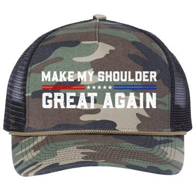 Make My Shoulder Great Again Retro Rope Trucker Hat Cap