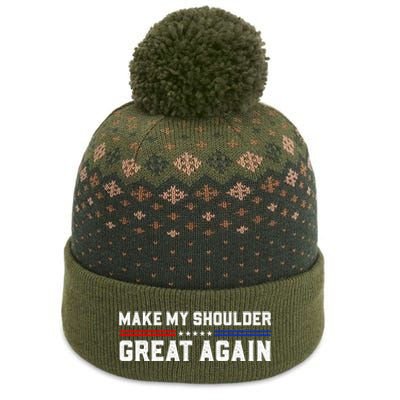 Make My Shoulder Great Again The Baniff Cuffed Pom Beanie