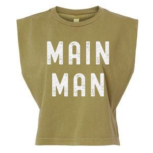 Main Man Side Chick Couples Thanksgiving Christmas Matching Garment-Dyed Women's Muscle Tee