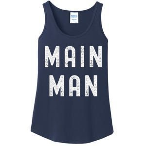 Main Man Side Chick Couples Thanksgiving Christmas Matching Ladies Essential Tank