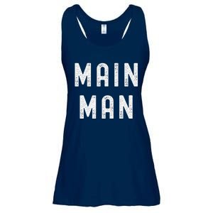 Main Man Side Chick Couples Thanksgiving Christmas Matching Ladies Essential Flowy Tank