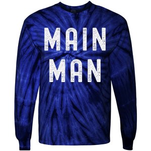 Main Man Side Chick Couples Thanksgiving Christmas Matching Tie-Dye Long Sleeve Shirt