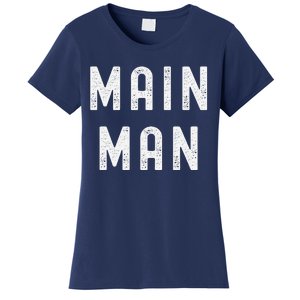 Main Man Side Chick Couples Thanksgiving Christmas Matching Women's T-Shirt