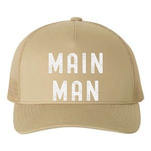 Main Man Side Chick Couples Thanksgiving Christmas Matching Yupoong Adult 5-Panel Trucker Hat