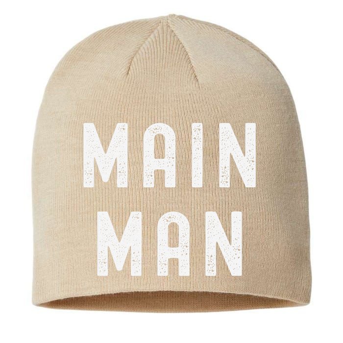 Main Man Side Chick Couples Thanksgiving Christmas Matching Sustainable Beanie