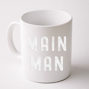 Main Man Side Chick Couples Thanksgiving Christmas Matching Coffee Mug