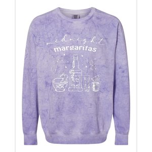 Midnight Margaritas Society Practical Magic Colorblast Crewneck Sweatshirt