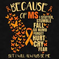 Ms Multiple Sclerosis Ladies PosiCharge Tri-Blend Wicking Tank
