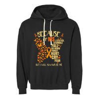 Ms Multiple Sclerosis Garment-Dyed Fleece Hoodie
