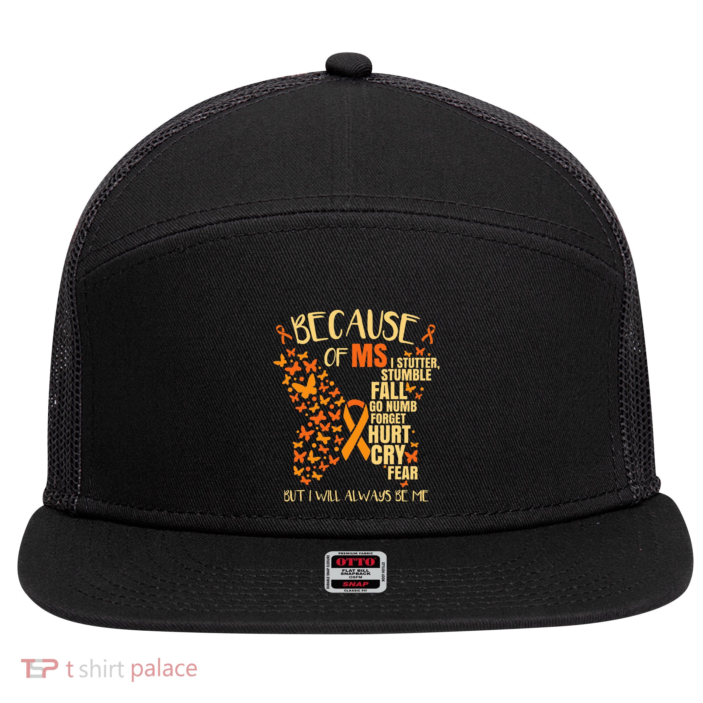 Ms Multiple Sclerosis 7 Panel Mesh Trucker Snapback Hat