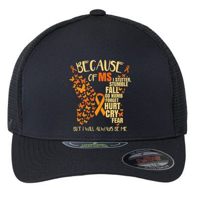 Ms Multiple Sclerosis Flexfit Unipanel Trucker Cap