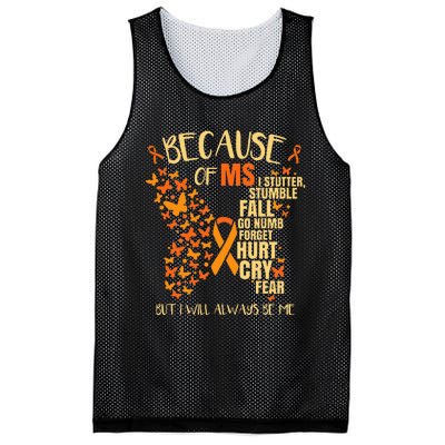 Ms Multiple Sclerosis Mesh Reversible Basketball Jersey Tank