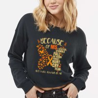 Ms Multiple Sclerosis Cropped Pullover Crew