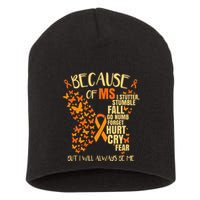 Ms Multiple Sclerosis Short Acrylic Beanie