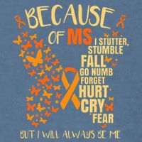 Ms Multiple Sclerosis Garment-Dyed Sweatshirt