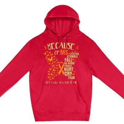 Ms Multiple Sclerosis Premium Pullover Hoodie