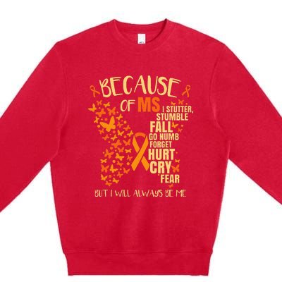 Ms Multiple Sclerosis Premium Crewneck Sweatshirt