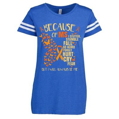 Ms Multiple Sclerosis Enza Ladies Jersey Football T-Shirt