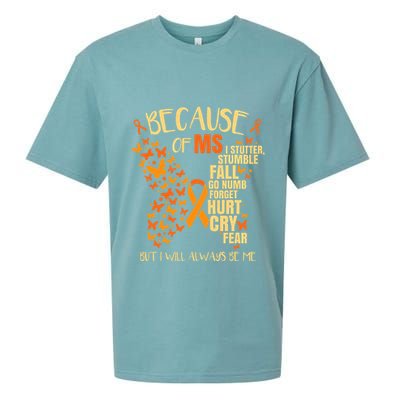 Ms Multiple Sclerosis Sueded Cloud Jersey T-Shirt