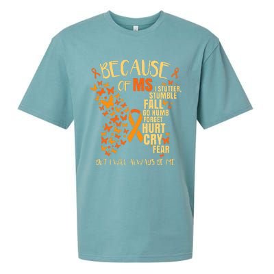 Ms Multiple Sclerosis Sueded Cloud Jersey T-Shirt