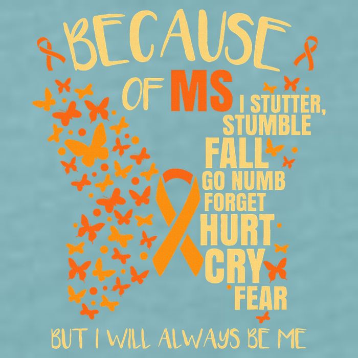 Ms Multiple Sclerosis Sueded Cloud Jersey T-Shirt