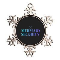 Merman Mermaid Security Metallic Star Ornament