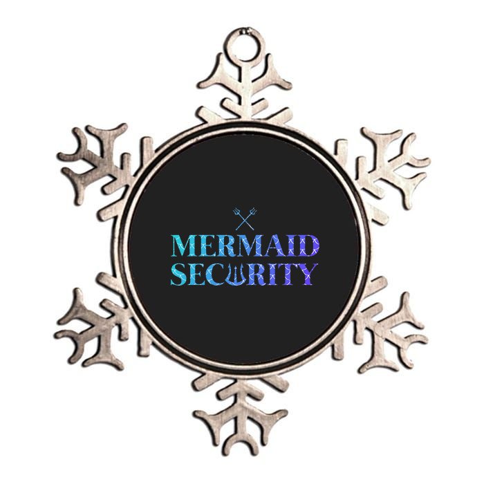 Merman Mermaid Security Metallic Star Ornament