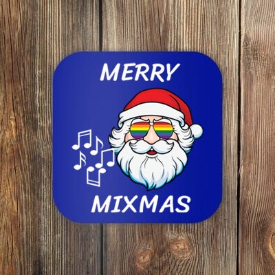 Merry Mixmas Santa Dj Christmas Holidays Xmas Music Lover Gift Coaster