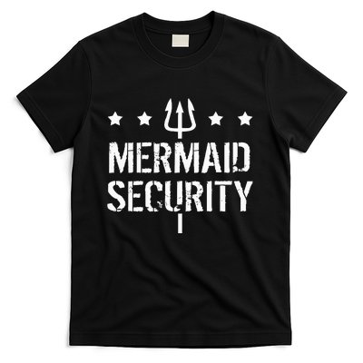 Merman Mermaid Security Funny Swimming T-Shirt