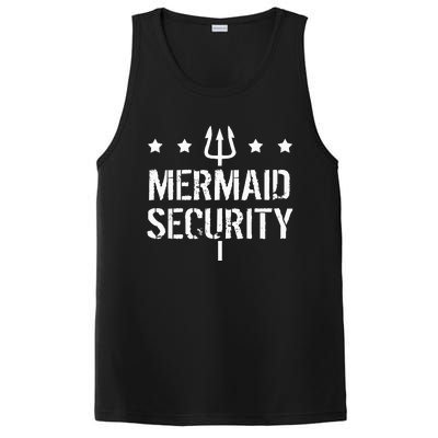 Merman Mermaid Security Funny Swimming PosiCharge Competitor Tank