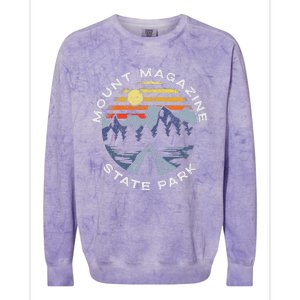 Mount Magazine State Park Arkansas Mountains Vacation Colorblast Crewneck Sweatshirt