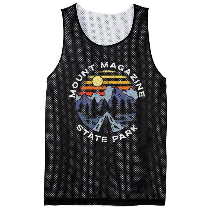 Mount Magazine State Park Arkansas Mountains Vacation Mesh Reversible Basketball Jersey Tank