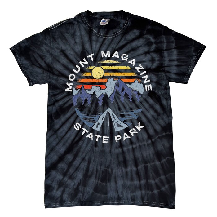 Mount Magazine State Park Arkansas Mountains Vacation Tie-Dye T-Shirt