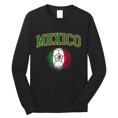 Mexico Mexican Soccer Tournament Game Long Sleeve Shirt