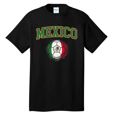 Mexico Mexican Soccer Tournament Game Tall T-Shirt