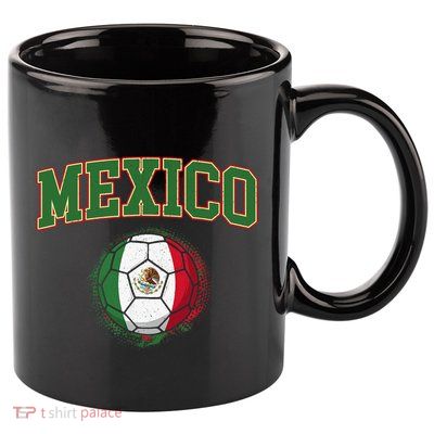 Mexico Mexican Soccer Tournament Game 11oz C Handle Ceramic Mug