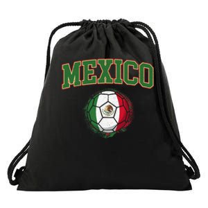 Mexico Mexican Soccer Tournament Game Drawstring Bag