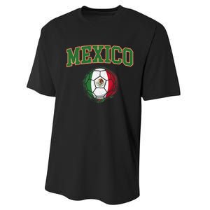 Mexico Mexican Soccer Tournament Game Performance Sprint T-Shirt