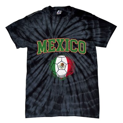Mexico Mexican Soccer Tournament Game Tie-Dye T-Shirt