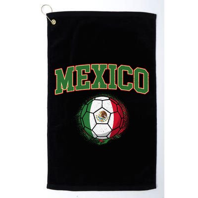 Mexico Mexican Soccer Tournament Game Golf Towel