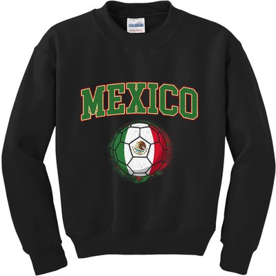 Mexico Mexican Soccer Tournament Game Kids Sweatshirt