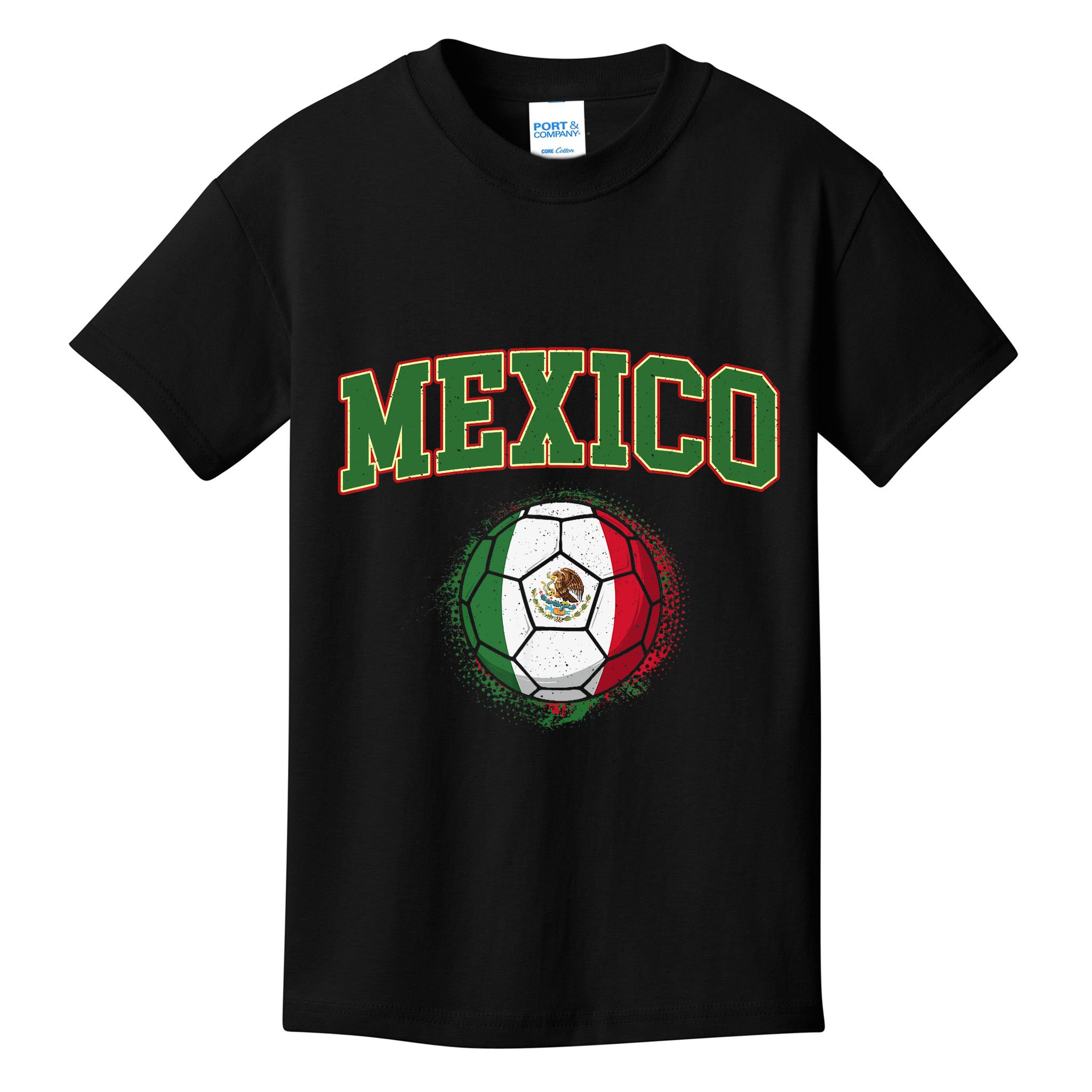 Mexico Mexican Soccer Tournament Game Kids T-Shirt