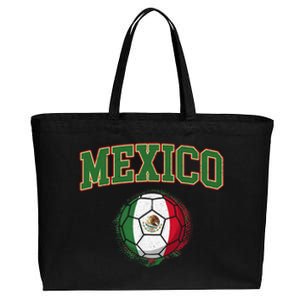 Mexico Mexican Soccer Tournament Game Cotton Canvas Jumbo Tote