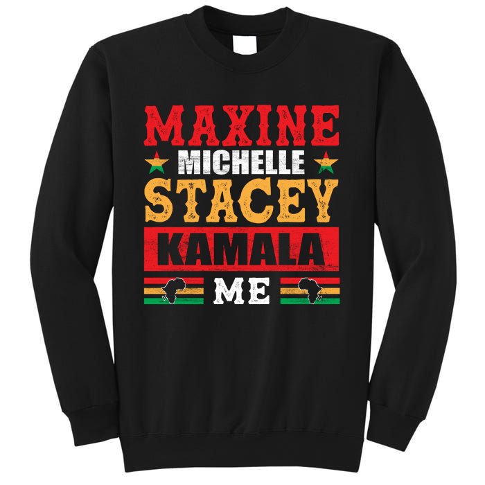 Maxine Michelle Stacey Kamala Inspired Print Sweatshirt