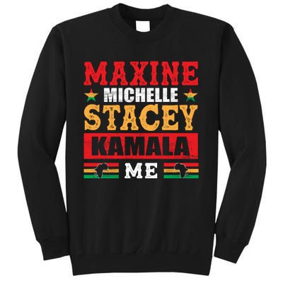 Maxine Michelle Stacey Kamala Inspired Print Tall Sweatshirt