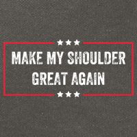Make My Shoulder Great Again - Funny Post Surgery Cotton Canvas Backpack