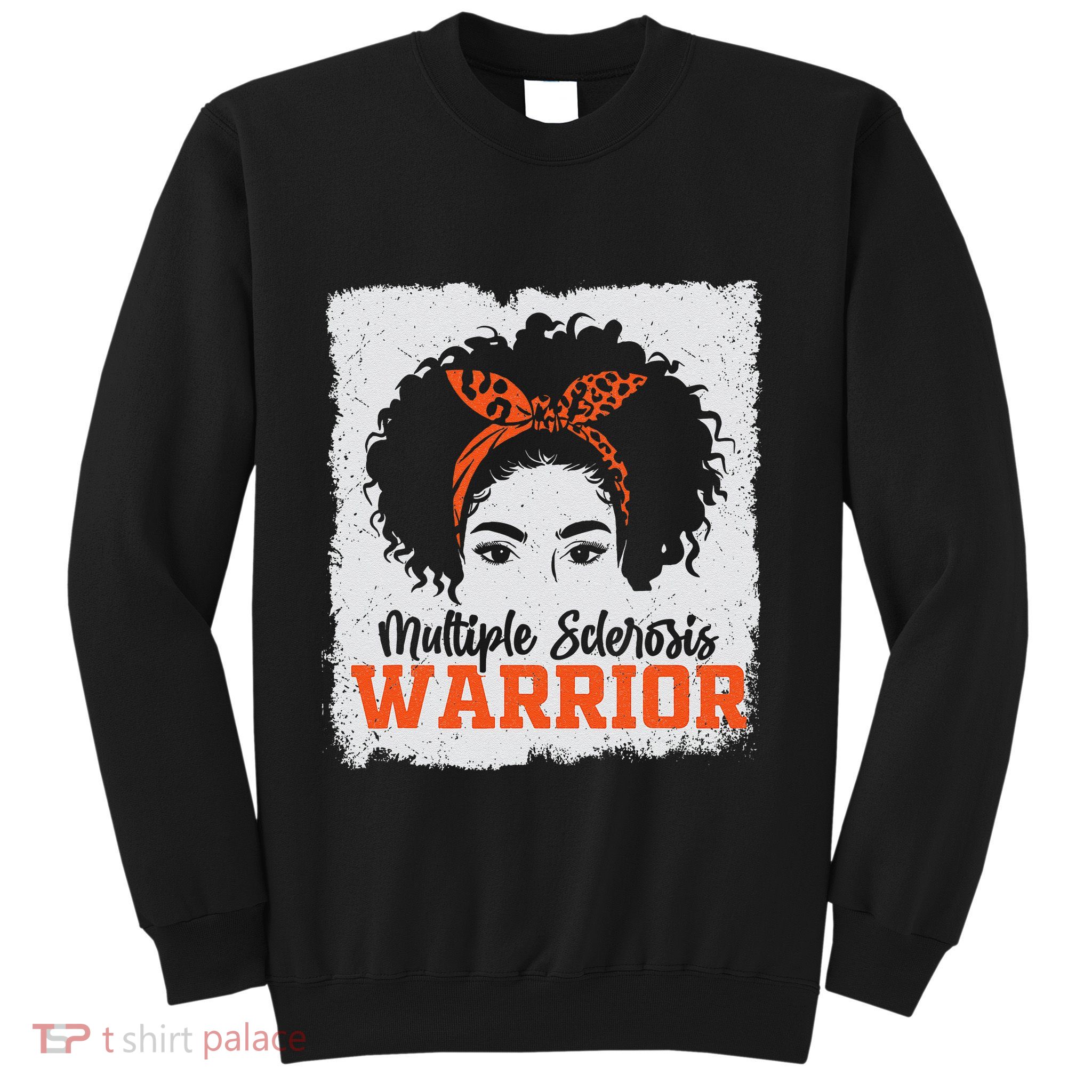 Ms Multiple Sclerosis Awareness Orange Ribbon Sweatshirt