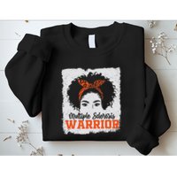 Ms Multiple Sclerosis Awareness Orange Ribbon Sweatshirt