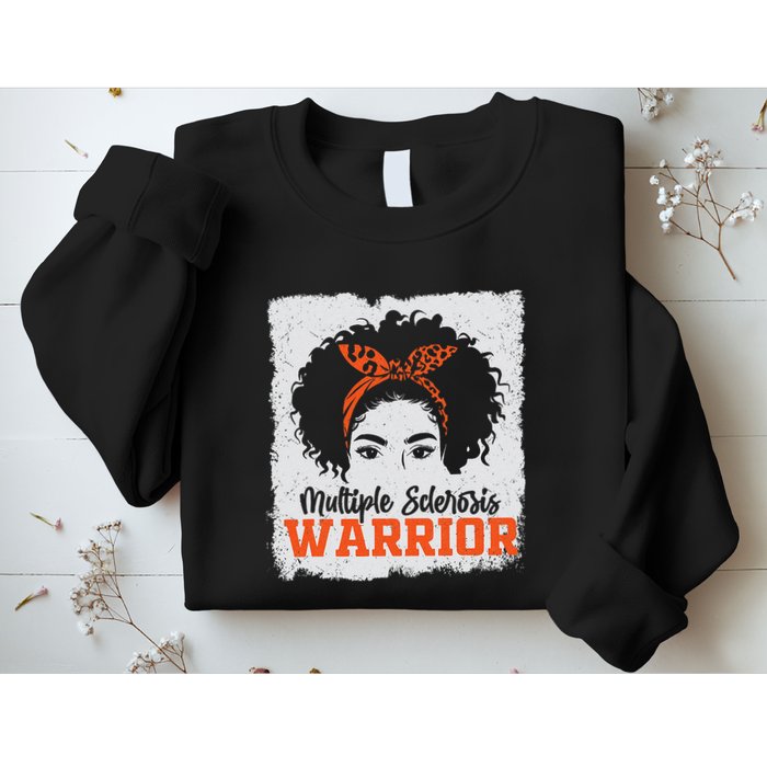 Ms Multiple Sclerosis Awareness Orange Ribbon Sweatshirt